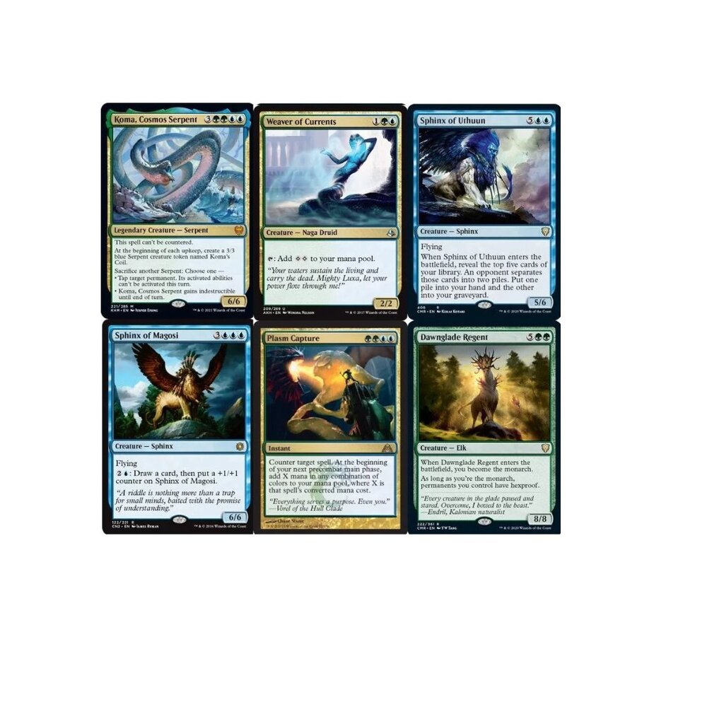 Koma, Cosmos Serpent Commander Deck EDH 100 Magic Cards Custom Deck MTG Simic NM